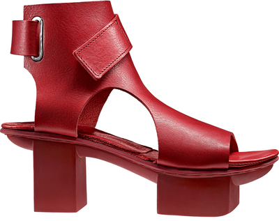 red Trippen high heel sandals